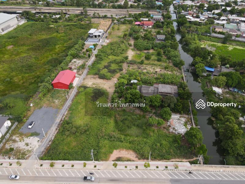 ขายถูก! ที่ดิน ติดถนนกรุงเทพกรีฑา-ตัดใหม่ (เหมาะวางผังทำ Home Office +Townhome +บ้านจัดสรร) 