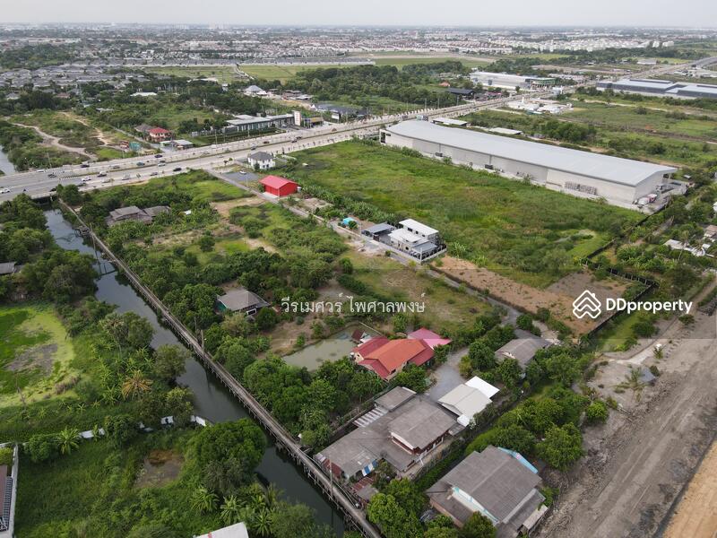 ขายถูก! ที่ดิน ติดถนนกรุงเทพกรีฑา-ตัดใหม่ (เหมาะวางผังทำ Home Office +Townhome +บ้านจัดสรร) 