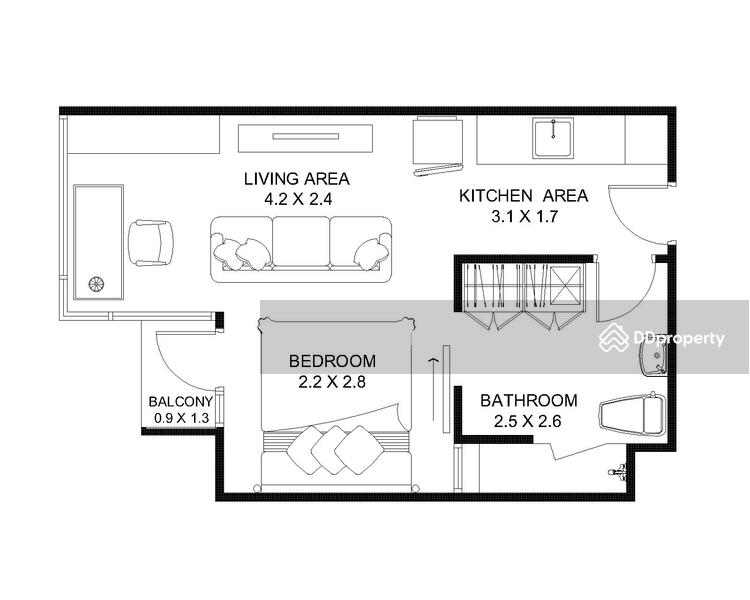 Urbitia Thonglor, Bangkok, 19 Soi Sukhumvit 36 Thonglor Road, Phra Kanong, Khlong Toei, Bangkok, 1 Bedroom, 35 sqm, Condo For Rent, by Khun Joy, 9072336 - DDproperty.com