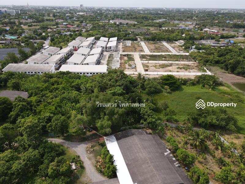 ขายถูก! ที่ดินหลัง ม.ราชภัฏนครปฐม อ.เมืองนครปฐม (เหมาะสร้างบ้านจัดสรร) เนื้อที่ 7-2-80.5 ไร่