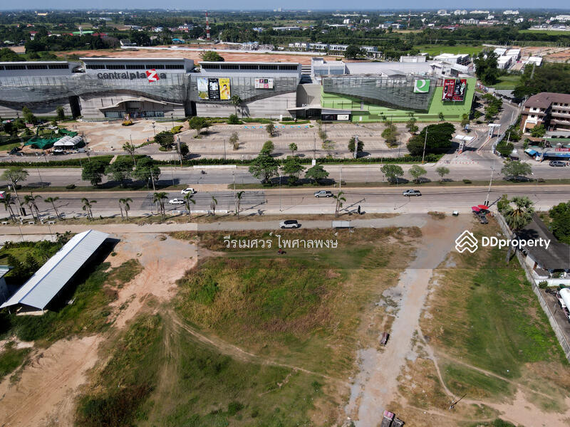 ขายที่ดิน อ.เมืองพิษณุโลก—ติดถนนหมายเลข 12 (ฝั่งตรงข้าม Central Plaza) 22-3-2.4 ไร่ 