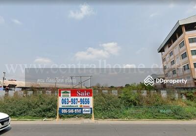 ขาย - ที่ดิน 3-2-17.8 ไร่ พื้นที่สีส้ม ซอยท่าอิฐ ติดถนน แปลงสวย, นนทบุรี