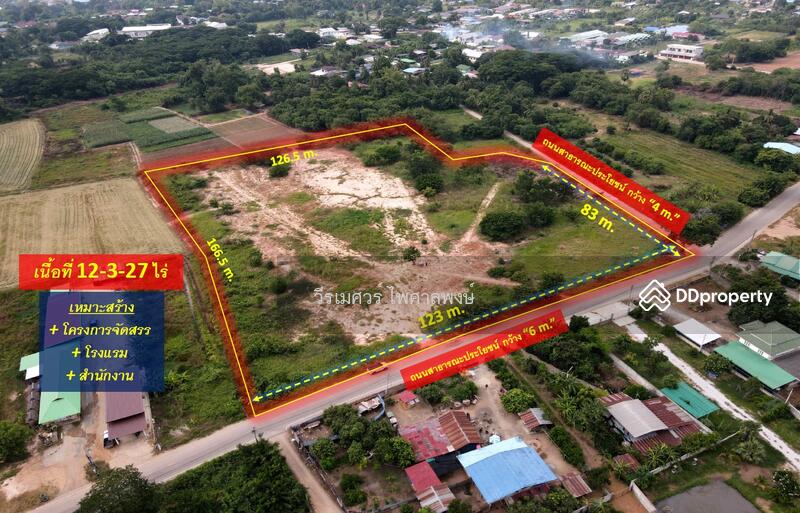 ขายที่ดิน อ.เมืองพิษณุโลก (เข้าซอยฝั่งตรงข้าม Central Plaza) 12-3-27 ไร่ 