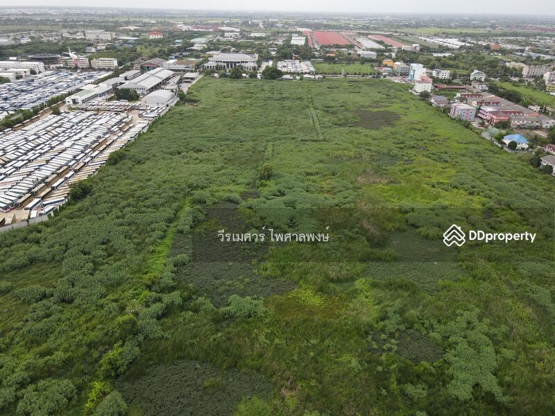 ขายที่ดิน ลาดกระบัง ติดถนนลาดกระบัง—ใกล้สุวรรณภูมิ Airport (เหมาะสร้างโครงการจัดสรร) 83-2-28 ไร่ 