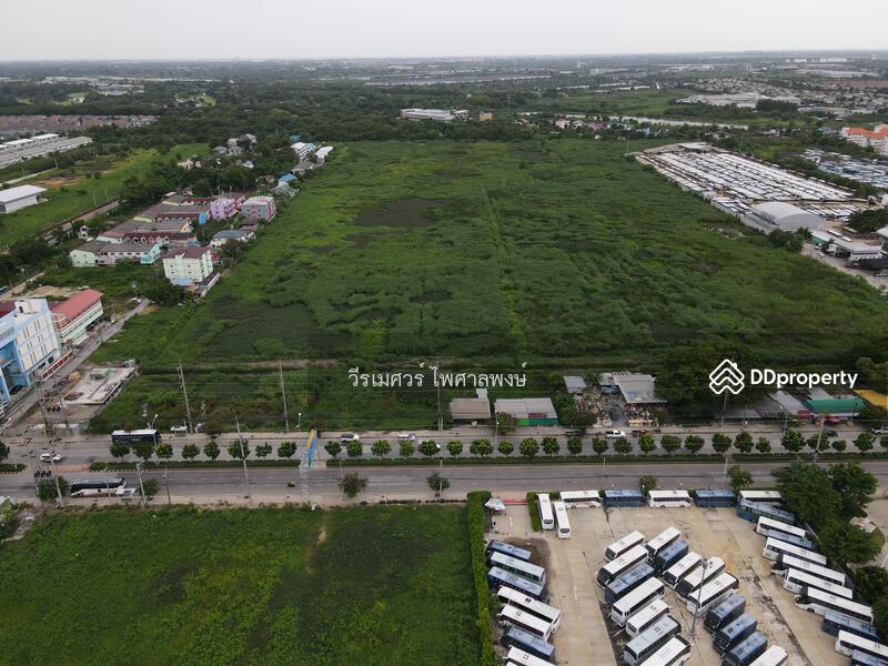 ขายที่ดิน ลาดกระบัง ติดถนนลาดกระบัง—ใกล้สุวรรณภูมิ Airport (เหมาะสร้างโครงการจัดสรร) 83-2-28 ไร่ 