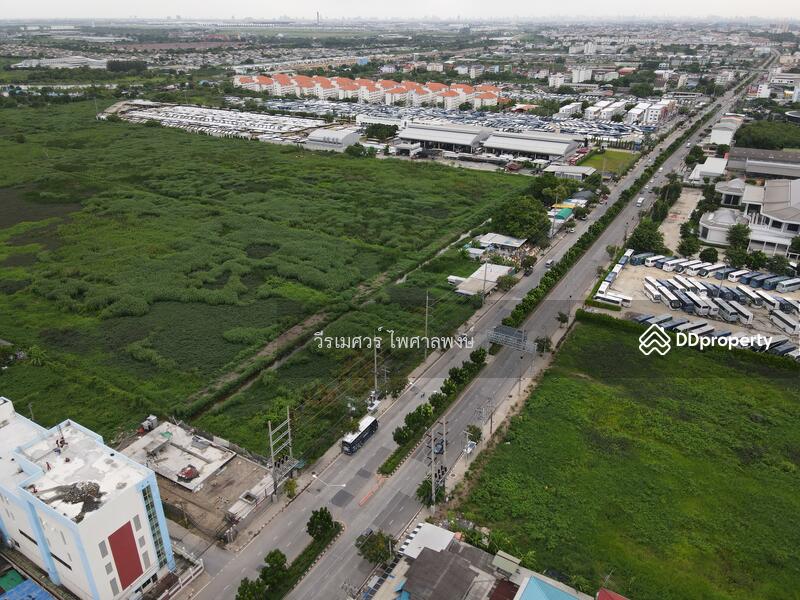 ขายที่ดิน ลาดกระบัง ติดถนนลาดกระบัง—ใกล้สุวรรณภูมิ Airport (เหมาะสร้างโครงการจัดสรร) 83-2-28 ไร่ 