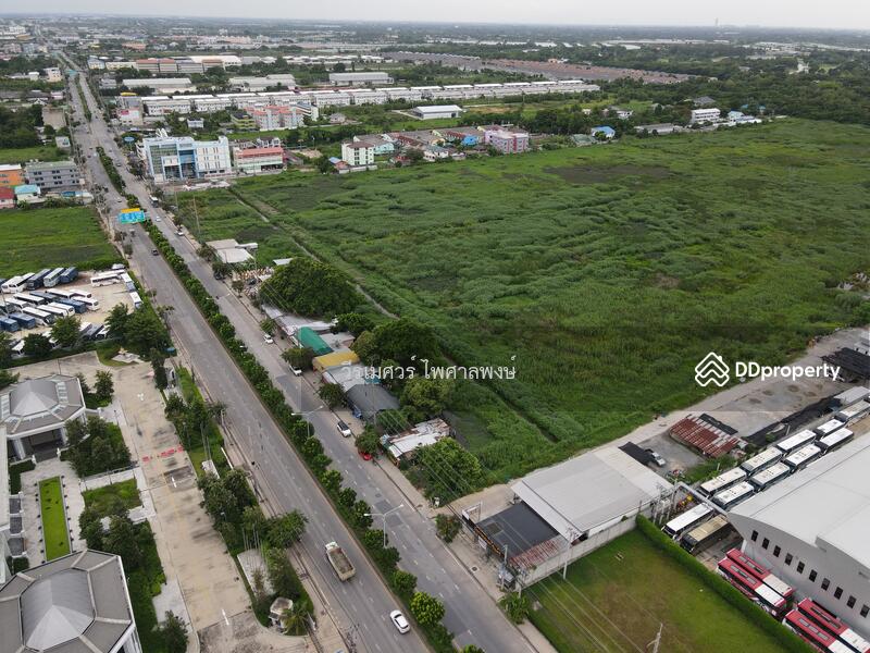 ขายที่ดิน ลาดกระบัง ติดถนนลาดกระบัง—ใกล้สุวรรณภูมิ Airport (เหมาะสร้างโครงการจัดสรร) 83-2-28 ไร่ 