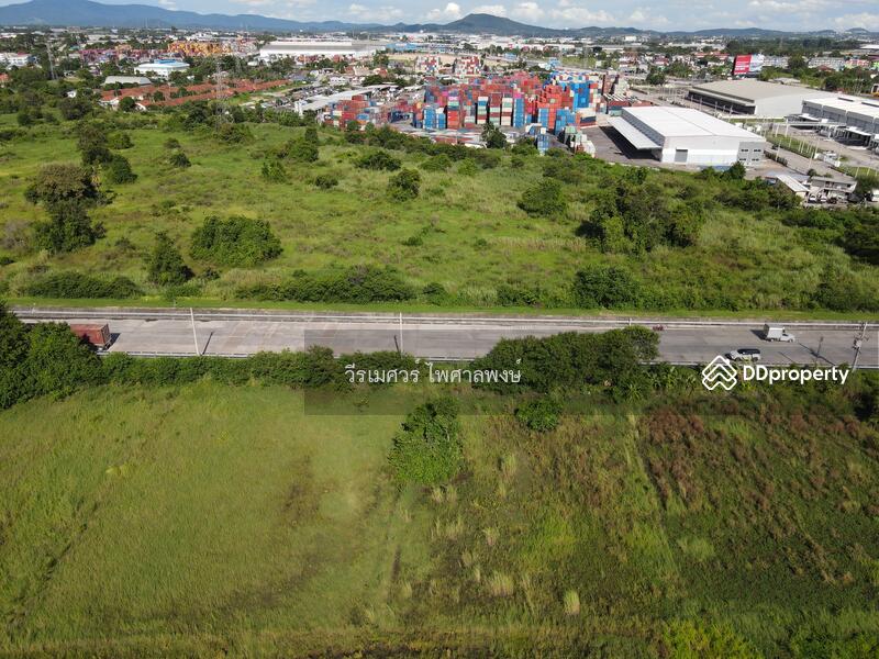 ขายถูกมาก! ที่ดินใกล้ท่าเรือแหลมฉบัง อ.ศรีราชา จ.ชลบุรี (เหมาะทำที่วาง Container) 3-2-91 ไร่ 