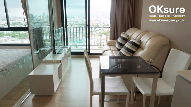 The Parkland Phetkasem-Thapra, Bangkok, 99 Petchkasem Road, Wat Tha Pra, Bangkok Yai, Bangkok, 1 Bedroom, 32 sqm, Condo For Rent, by K.Book LINE ID: @oksure (มี @ ด้วย), 9410518 - DDproperty.com