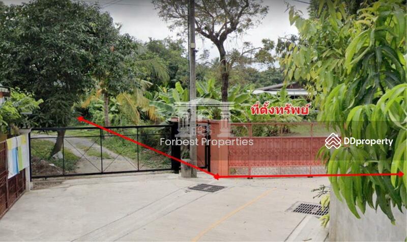 For Sale - 41179 - Land for sale with 2 houses on Ratchaphruek Road, near MRT Purple Line, Bang Rak Yai Station. | 41179