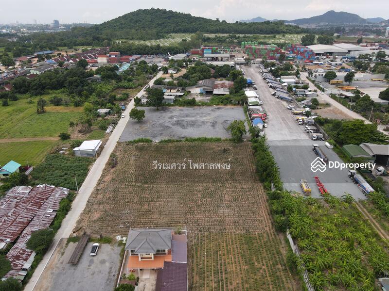 ขายถูกมาก! ที่ดินใกล้ท่าเรือแหลมฉบัง อ.ศรีราชา จ.ชลบุรี (เหมาะสร้างโกดังและคลังสินค้า) 3-1-96 ไร่