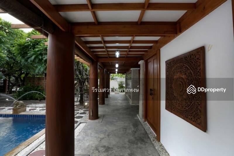 ขายบ้านเลียบด่วนเอกมัย-รามอินทรา (ตกแต่งสวยใหม่ สไตล์บาหลี) 386 ตรว. พื้นที่ใช้สอย 1,544 ตรม. 