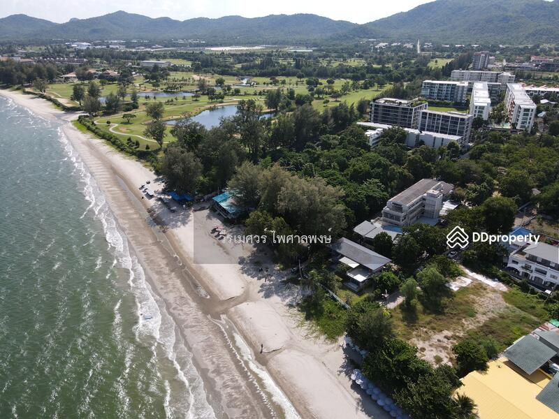 ขายที่ดิน หัวหิน ติดทะเล-หน้ากว้าง 70 เมตร (เหมาะสร้างบ้านพักตากอากาศ +Resort +ร้านอาหาร) 3-0-5 ไร่ 