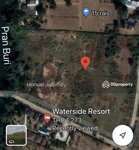 Land for sale along Pranburi river, Prachuap Khiri Khan, Pak Nam Pran, Pran Buri, Prachuap Khiri Khan, , 24,000 sqm, Land For Sale, by Manuel Juromay, 9747122 - DDproperty.com