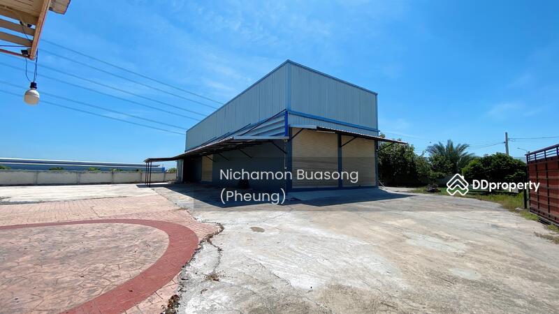 For Sale - ขายโกดังพร้อมบ้านพีกอาศัย ขนาด1ไร่ บนพื้นที่สีม่วง ไทรน้อย นนทบุรี, Nonthaburi