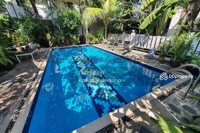 For Sale - For sale, 3-story apartment, 264 square wah, with detached house, swimming pool, Bearing, Samrong, Samut Prakan