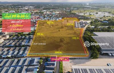 ขาย - ที่ดิน ศรีราชา ถนนหนองคล้าใหม่ (ผังสีม่วงมีจุดสีขาว) ใกล้ ตลาดหนองคล้า และ Lotus แหลมฉบัง, ชลบุรี