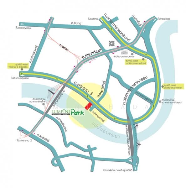 Lumpini Park Riverside Rama 3, Bangkok, 4 Rama 3 Road, Bang Pong Pang, Yan Nawa, Bangkok, 1 Bedroom, 33 sqm, Condo For Sale, by Kim Nichada, 9775625 - DDproperty.com
