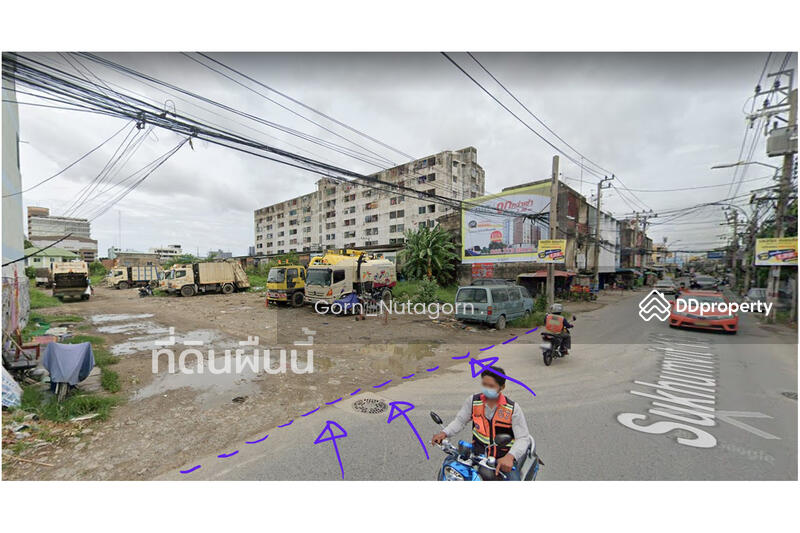 ขาย - ที่เปล่ากลางซอนวัดด่าน 3 ไรกว่า ตรงข้ามโกลเด้นนีโอ, สมุทรปราการ