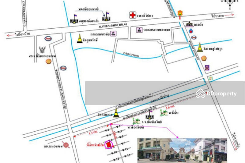 ทาวน์เฮาส์ 2 ชั้น 1 คูหา C10342
