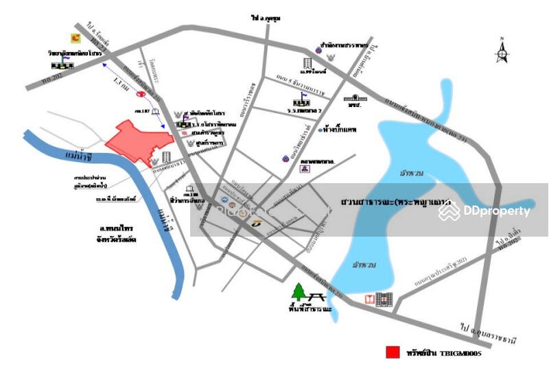 ที่ดินแปลงใหญ่รวม 4 โฉนด เมืองยโสธร ยโสธร TBIGM0005