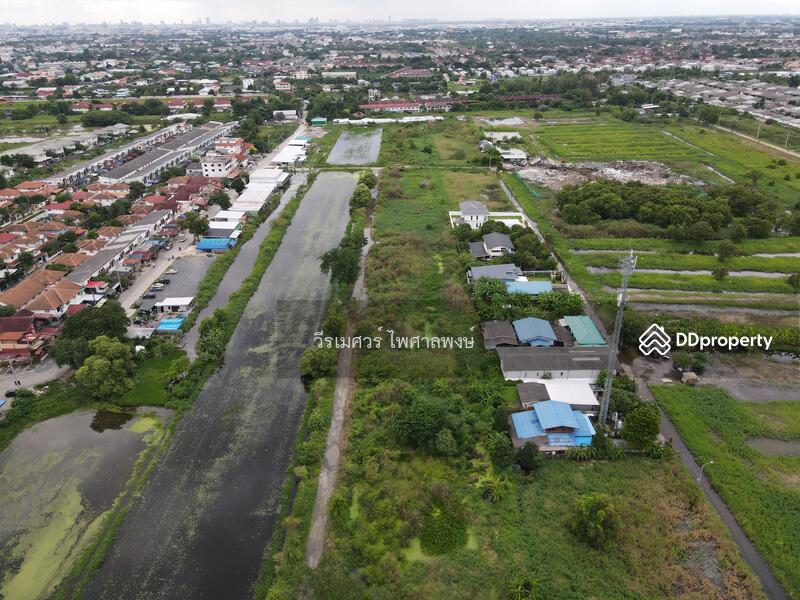 ขายที่ดิน สายไหม-วัชรพล-เพิ่มสิน-ออเงิน (เหมาะทำหมู่บ้านจัดสรร + คลังสินค้า) 35-2-47 ไร่ 