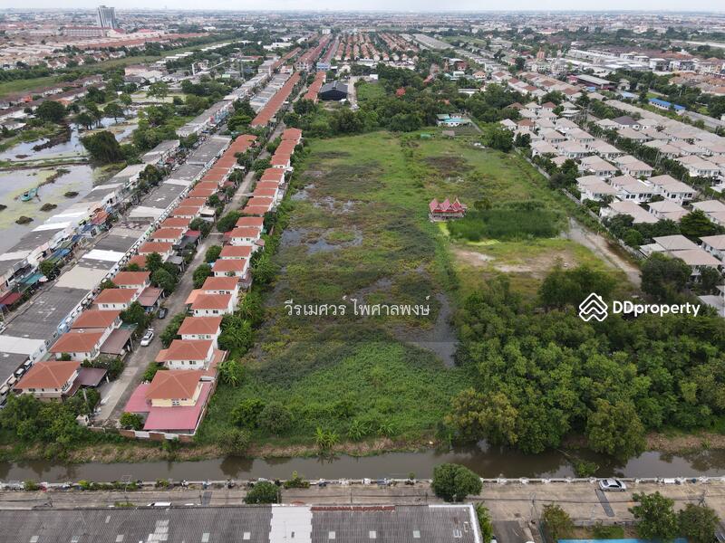 ขายที่ดิน สายไหม-วัชรพล-เพิ่มสิน-ออเงิน (เหมาะทำหมู่บ้านจัดสรร + คลังสินค้า) 11-1-17 ไร่ 