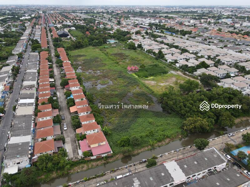 ขายที่ดิน สายไหม-วัชรพล-เพิ่มสิน-ออเงิน (เหมาะทำหมู่บ้านจัดสรร + คลังสินค้า) 11-1-17 ไร่ 