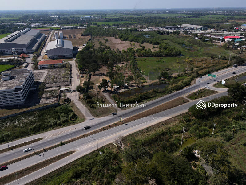 ขายถูกที่สุด! ที่ดินปทุมธานี ติดถนนกาญจนาภิเษก-กว้าง 12 เลน (เหมาะทำ คลังสินค้า + ปั๊มน้ำมัน + โรงงา