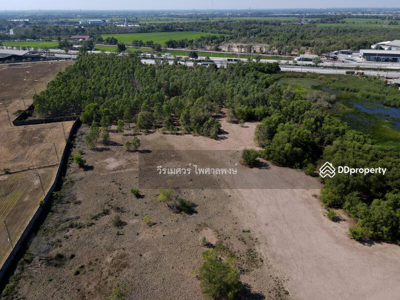 ขายถูกที่สุด! ที่ดินปทุมธานี ติดถนนกาญจนาภิเษก-กว้าง 12 เลน (เหมาะทำ คลังสินค้า + ปั๊มน้ำมัน + โรงงา