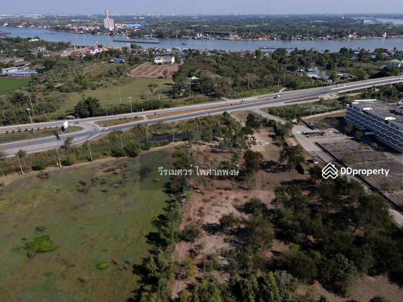 ขายถูกที่สุด! ที่ดินปทุมธานี ติดถนนกาญจนาภิเษก-กว้าง 12 เลน (เหมาะทำ คลังสินค้า + ปั๊มน้ำมัน + โรงงา