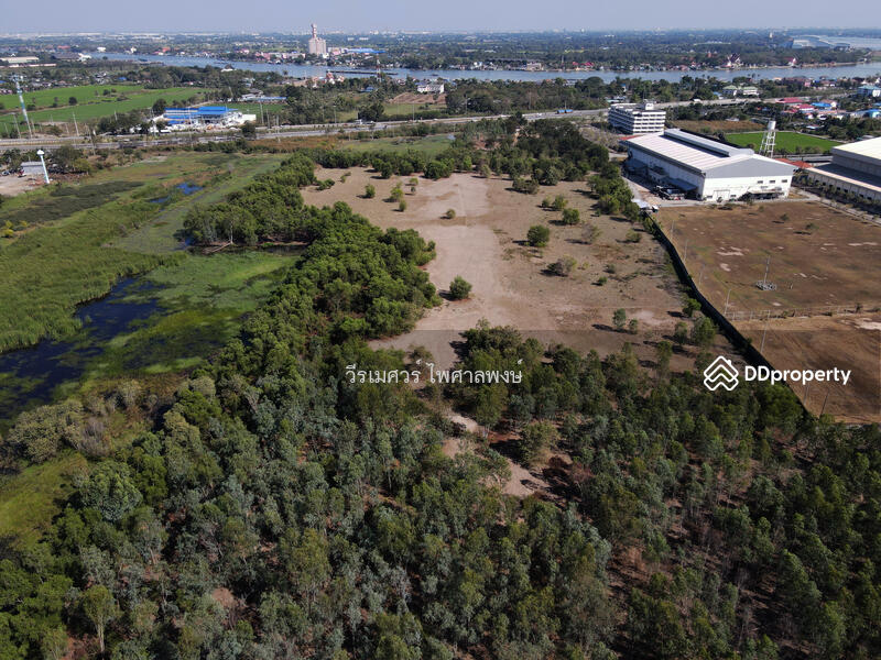 ขายถูกที่สุด! ที่ดินปทุมธานี ติดถนนกาญจนาภิเษก-กว้าง 12 เลน (เหมาะทำ คลังสินค้า + ปั๊มน้ำมัน + โรงงา