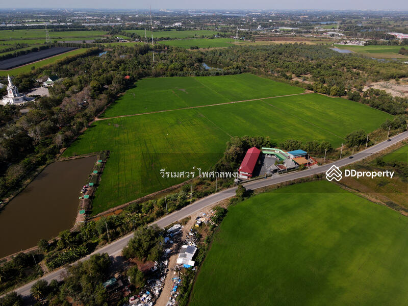 ขายถูกที่สุด! ที่ดินปทุมธานี ติดถนนกาญจนาภิเษก-กว้าง 12 เลน (เหมาะทำ คลังสินค้า + โรงงาน + โครงการจั