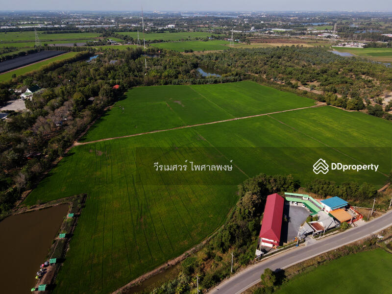 ขายถูกที่สุด! ที่ดินปทุมธานี ติดถนนกาญจนาภิเษก-กว้าง 12 เลน (เหมาะทำ คลังสินค้า + โรงงาน + โครงการจั
