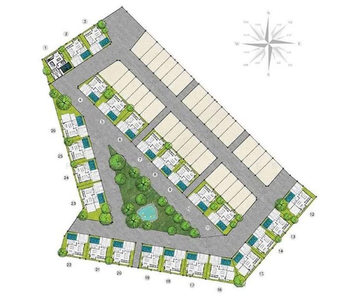Zensiri Midtown Villas, Chon Buri (Pattaya), Soi 22 Chalemphrakiat, Nong Pru, Bang Lamung (Pattaya), Chon Buri (Pattaya), , , Villa For Sale, by Property Sales, 11055319 - DDproperty.com