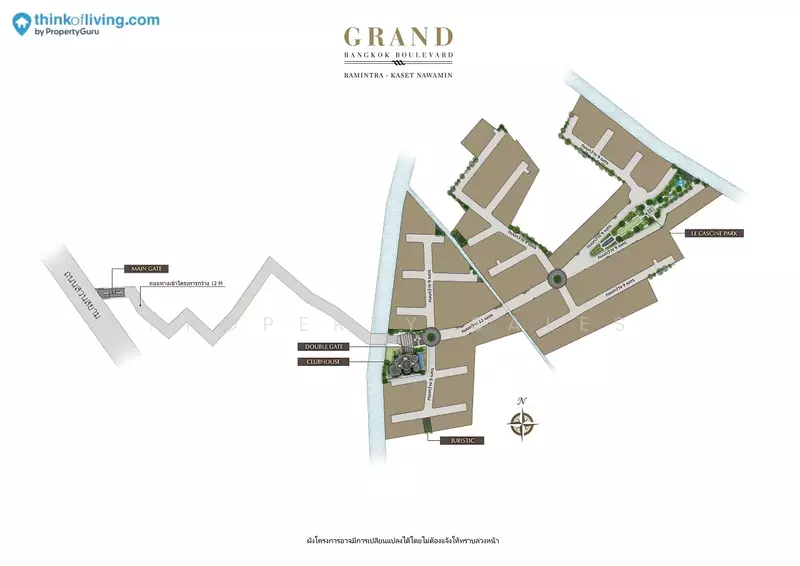 Grand Bangkok Boulevard Ramintra-Kaset Nawamin : แกรนด์ บางกอก บูเลอวาร์ด รามอินทรา-เกษตรนวมินทร์, กรุงเทพ, 339 Suan Sayam Road, คันนายาว, กรุงเทพ, , บ้านเดี่ยว ขาย, โดย Property Sales, 11110601 - DDproperty.com