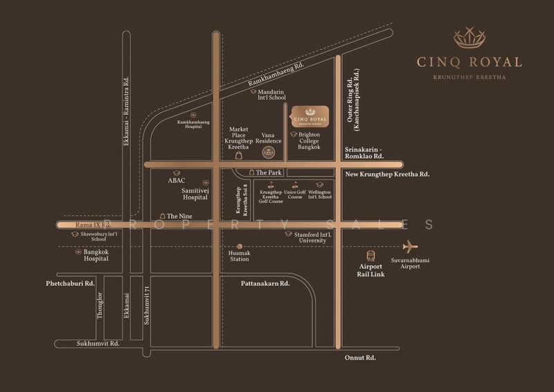 CINQ ROYAL Krungthep Kreetha, Bangkok, Pracharuamjai Road, Saphan Sung, Bangkok, , , Single Detached House For Sale, by Property Sales, 11126994 - DDproperty.com