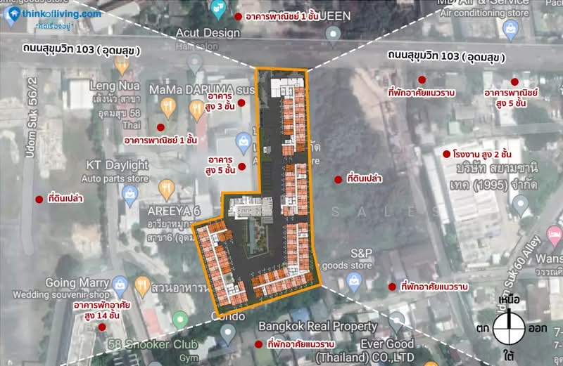 Origin Play Sri Udom Station, Bangkok, Bang Na Tai, Bang Na, Bangkok, , , Condo For Sale, by Origin via PropertyScout, 11829153 - DDproperty.com