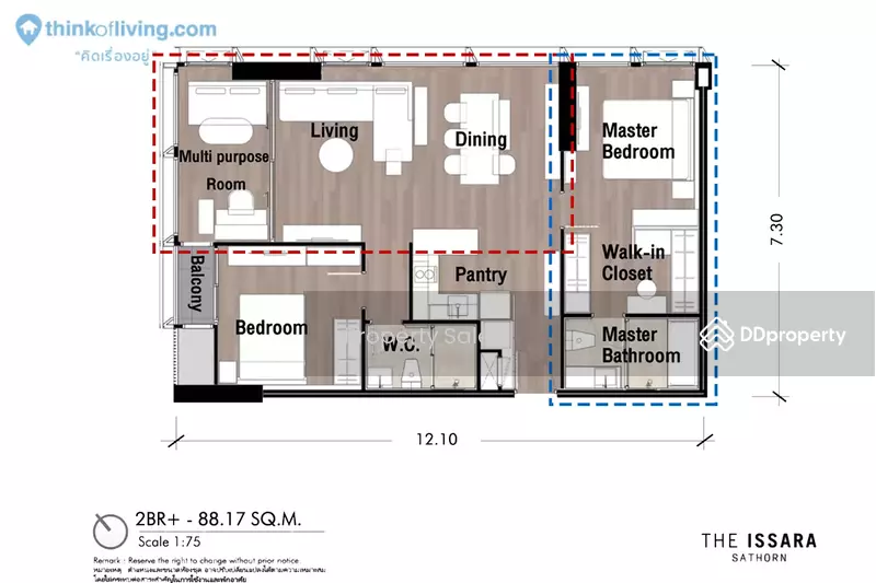 The Issara Sathorn : ดิ อิสสระ สาทร, กรุงเทพ, ถนนจันทน์, ทุ่งมหาเมฆ, สาทร, กรุงเทพ, , คอนโด ขาย, โดย Property Sales, 11081092 - DDproperty.com