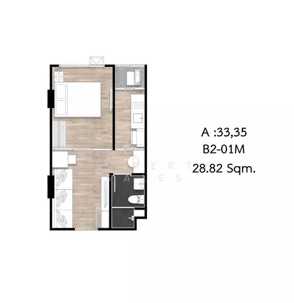 Origin Play Sri Udom Station, Bangkok, Bang Na Tai, Bang Na, Bangkok, , , Condo For Sale, by Origin via PropertyScout, 11829153 - DDproperty.com