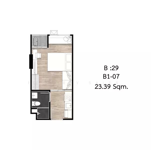 Origin Play Sri Udom Station, Bangkok, Bang Na Tai, Bang Na, Bangkok, , , Condo For Sale, by Origin via PropertyScout, 11829153 - DDproperty.com
