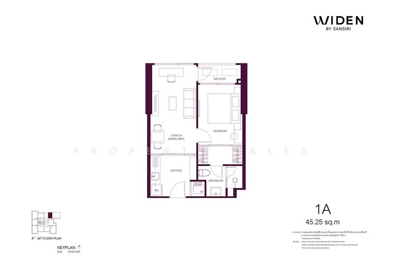 WIDEN by Sansiri, กรุงเทพ, 8/11 Nang Linchi Rd, ทุ่งมหาเมฆ, สาทร, กรุงเทพ, , คอนโด ขาย, โดย Sansiri via Plus Property, 60015071 - DDproperty.com