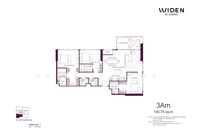 WIDEN by Sansiri, กรุงเทพ, 8/11 Nang Linchi Rd, ทุ่งมหาเมฆ, สาทร, กรุงเทพ, , คอนโด ขาย, โดย Sansiri via Plus Property, 60015071 - DDproperty.com