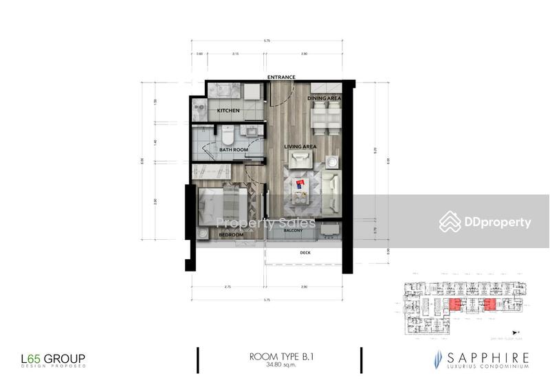 Sapphire Luxurious Condominium Rama III : แซฟไฟร์ ลักซูเรียส คอนโดมิเนียม พระราม 3, กรุงเทพ, 837 Rama III Road, บางโพงพาง, ยานนาวา, กรุงเทพ, , คอนโด ขาย, โดย Property Sales, 11022873 - DDproperty.com
