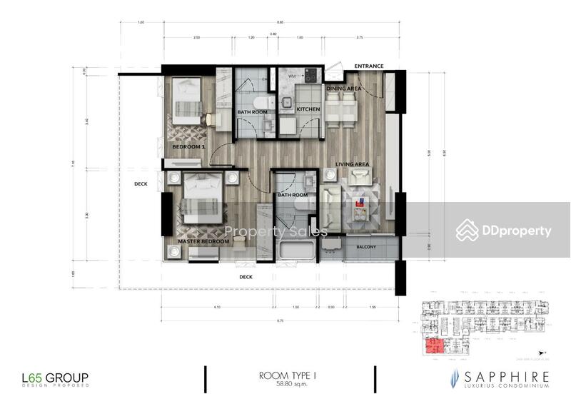 Sapphire Luxurious Condominium Rama III : แซฟไฟร์ ลักซูเรียส คอนโดมิเนียม พระราม 3, กรุงเทพ, 837 Rama III Road, บางโพงพาง, ยานนาวา, กรุงเทพ, , คอนโด ขาย, โดย Property Sales, 11022873 - DDproperty.com